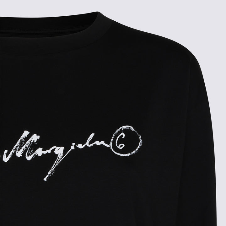 Mm6 Maison Margiela T-shirts and Polos - Nero | 275b1c053002a541b8b72ed6d0b784b4b6762124