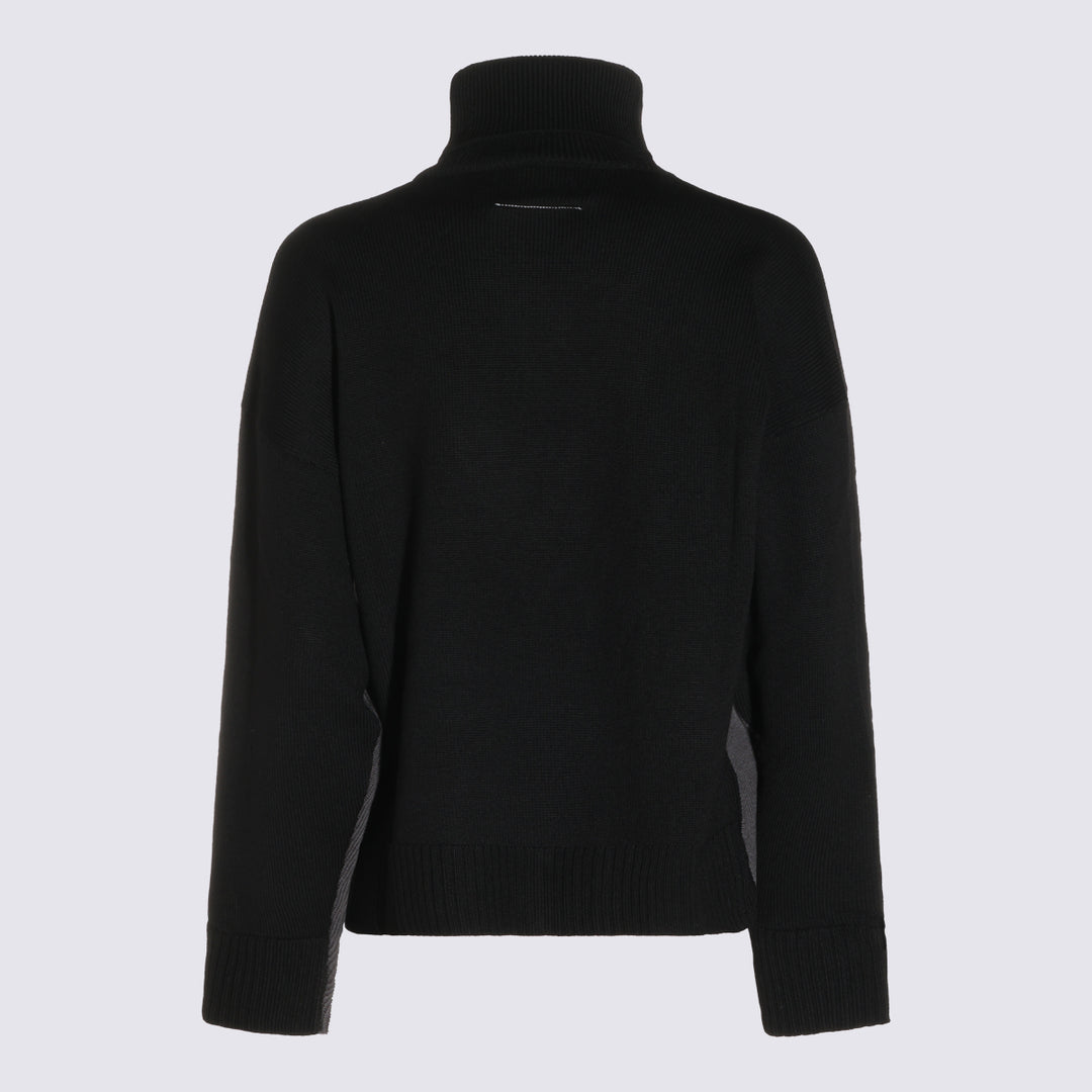 Mm6 Maison Margiela Sweaters - BLACK/DARK GREY | e42308f5fc20b77b58f8797aae323de1e0699757