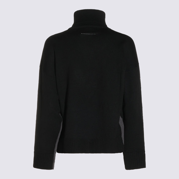 Mm6 Maison Margiela Sweaters - BLACK/DARK GREY | e42308f5fc20b77b58f8797aae323de1e0699757