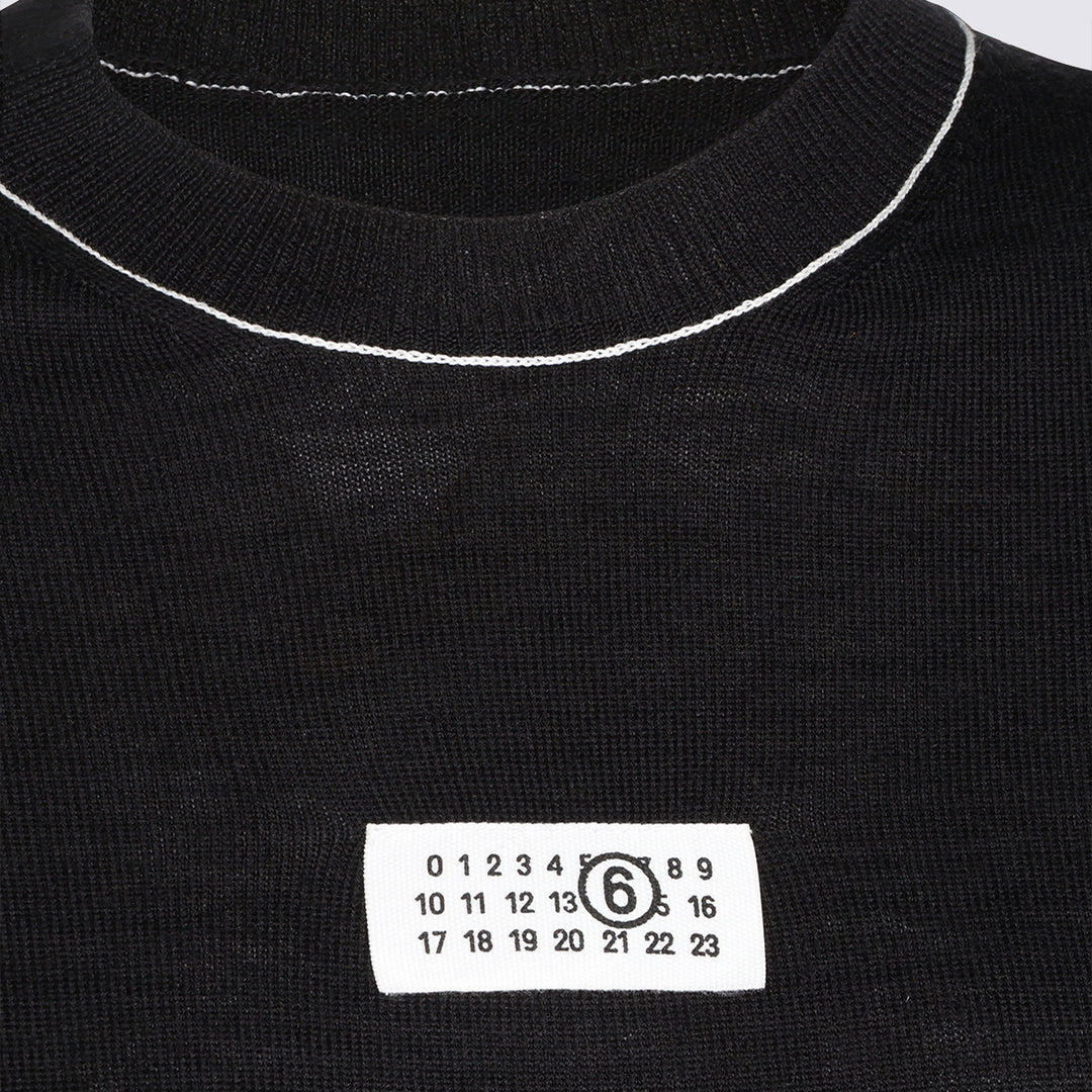 Mm6 Maison Margiela Sweaters - Nero | 64e13ee9a4bc4a3473c701ee0a84317a8df14572