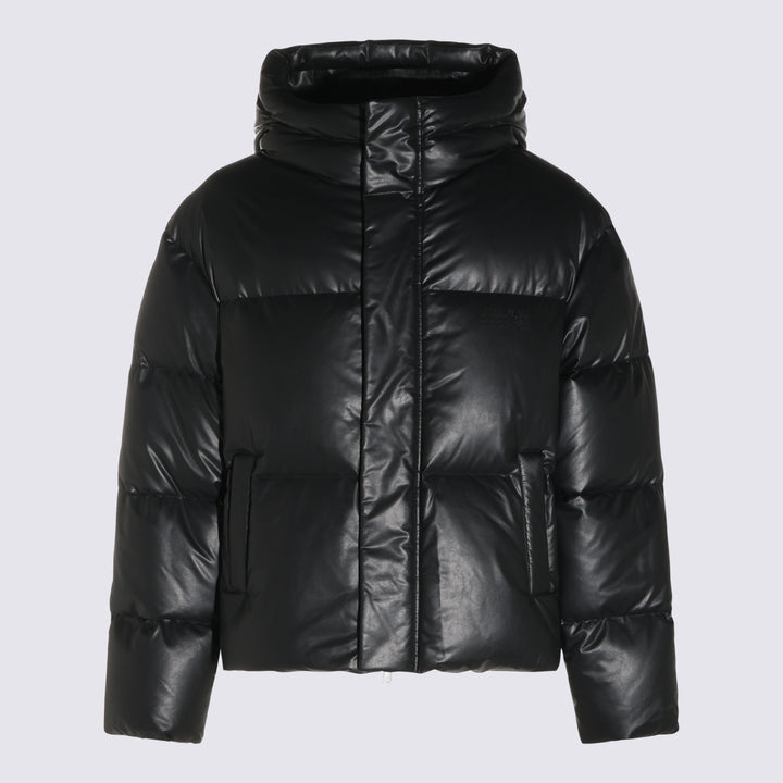 Mm6 Maison Margiela Coats - Nero | 50434aff0170a34722580a39b4b3def1977535c7