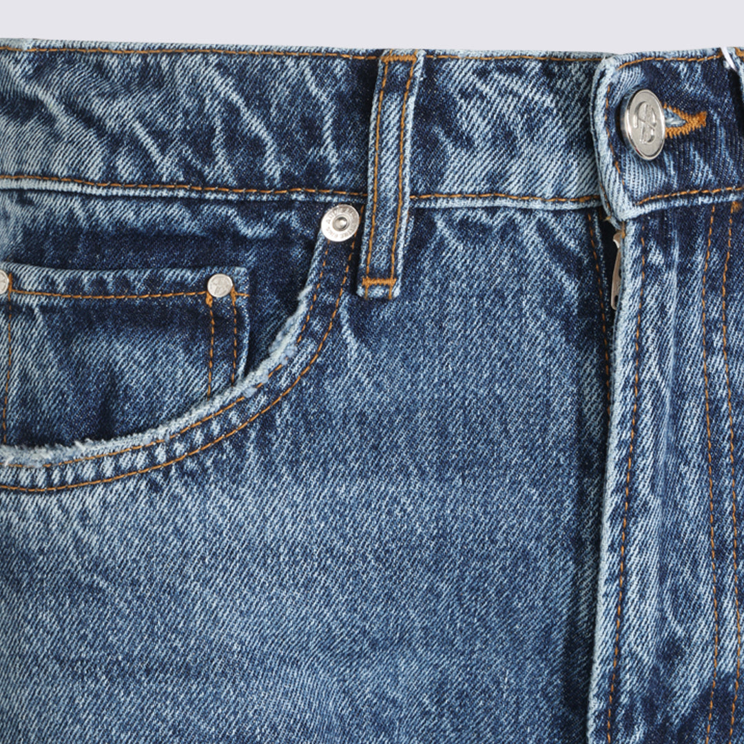 Anine Bing Jeans - Washed Blue | 2d5fb6e8b3f74e3658fe5818ac7f9c55189d1281