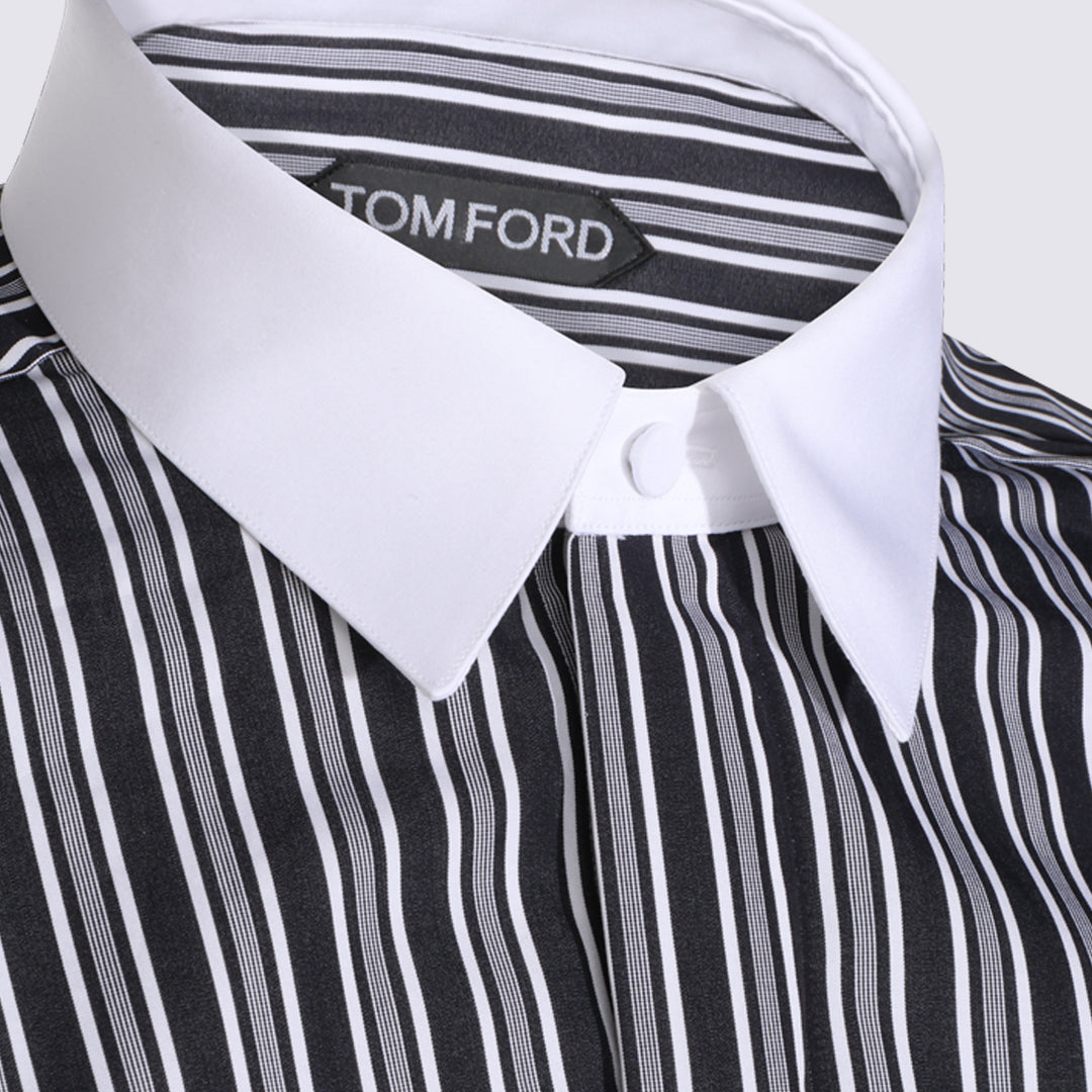 Tom Ford Shirts - WHITE-BLACK | fab12f680d876829fe12b579282d70e67850afa6