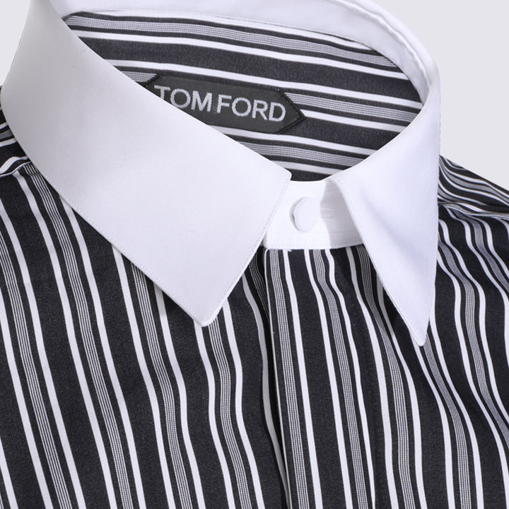 Tom Ford Shirts - WHITE-BLACK | fab12f680d876829fe12b579282d70e67850afa6