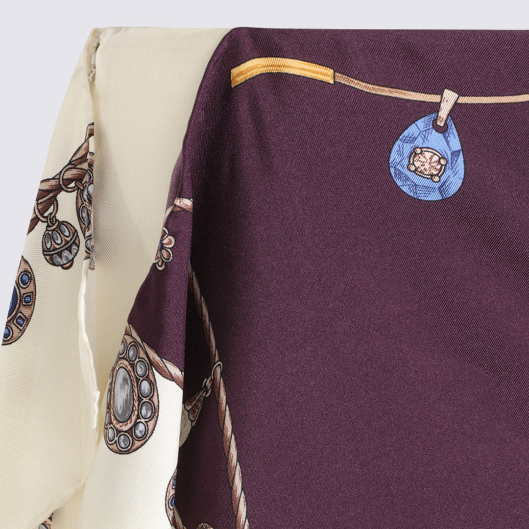 Versace Skirts - BURGUNDY/WHITE/GOLD | 30bfe2d8d8c487f4781aab5e2fa3ded1b113a5e0