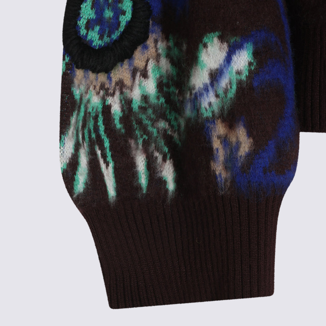 Sacai Sweaters - Marrone | 047455c19e5d194778cac0fbbd353aa9f2eaa39d