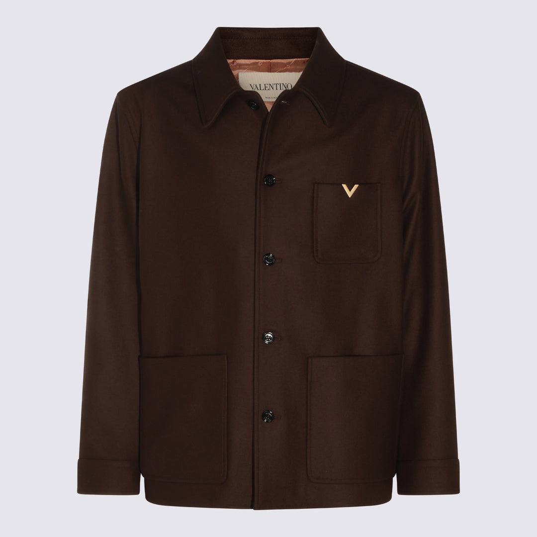 Valentino Jackets - Marrone | 83c1035f49194dbf60ab30e5df9a5c47123b69ec