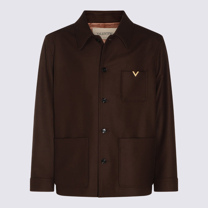 Valentino Jackets - Marrone | 83c1035f49194dbf60ab30e5df9a5c47123b69ec