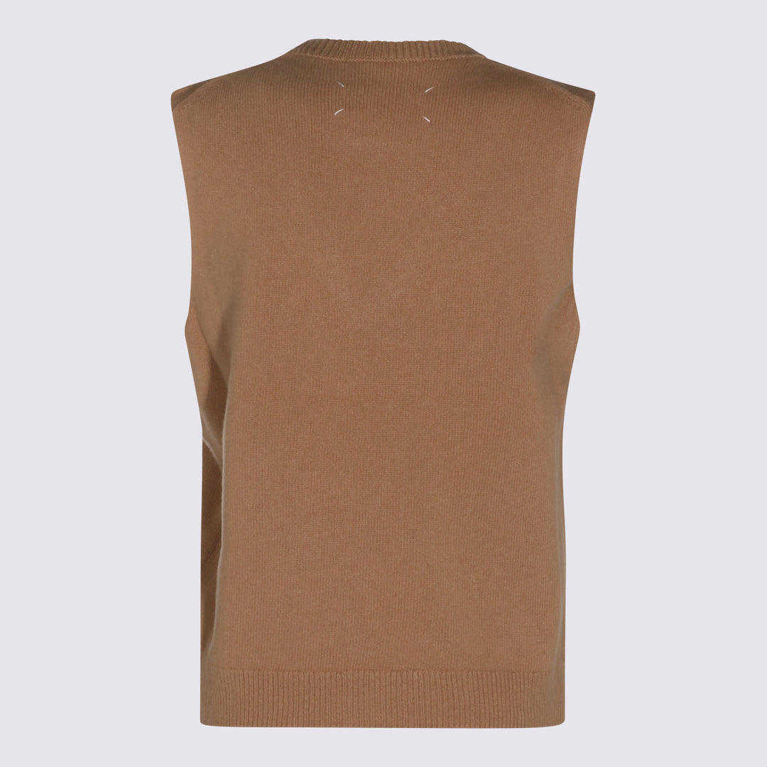 Maison Margiela Sweaters - Camel | 52455dc753bc9c1a639617f4dd6fc84bdd365bf1