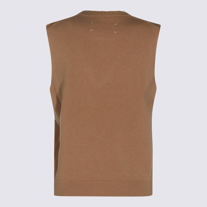Maison Margiela Sweaters - Camel | 52455dc753bc9c1a639617f4dd6fc84bdd365bf1