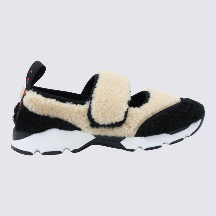 Marni Sneakers - BEIGE/BLACK | 0155599200dcf3911f99a22de4fab0bd3090e242