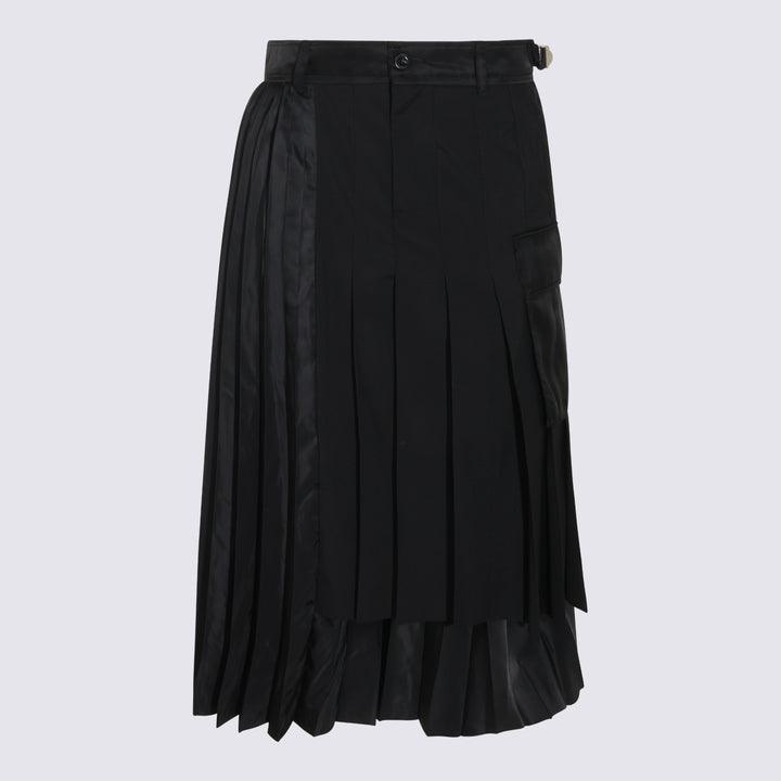 Sacai Skirts - Nero | f5bc2cd28a417008462c0c72fcfb0a11db4fd236