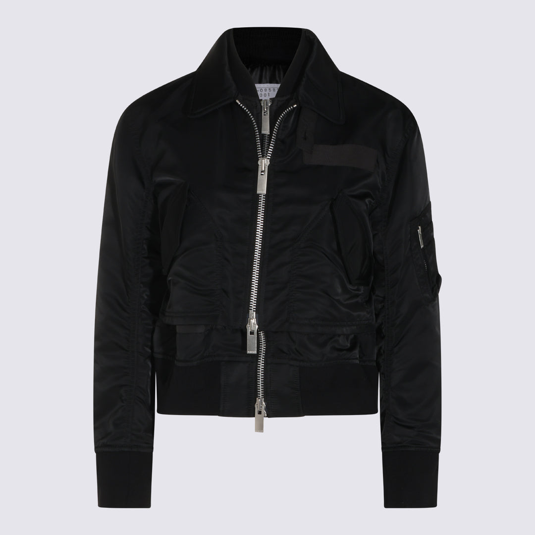Sacai Jackets - Nero | 4961e2b77e6761aee3c738bd6e02b1733ce1f3bf