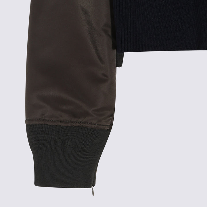 Sacai Sweaters - NAVY/KHAKI | b5eaf293158e0846aec4c5212ac67d3a03938268