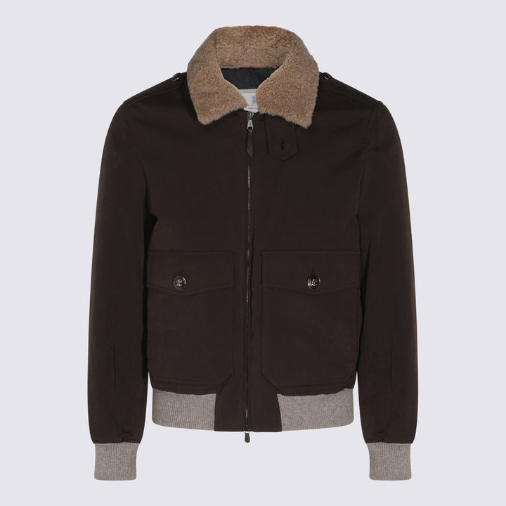 Brunello Cucinelli Coats - Marrone | c113adcdd54de52ee7e2a851e90a7af67fcb6ff6