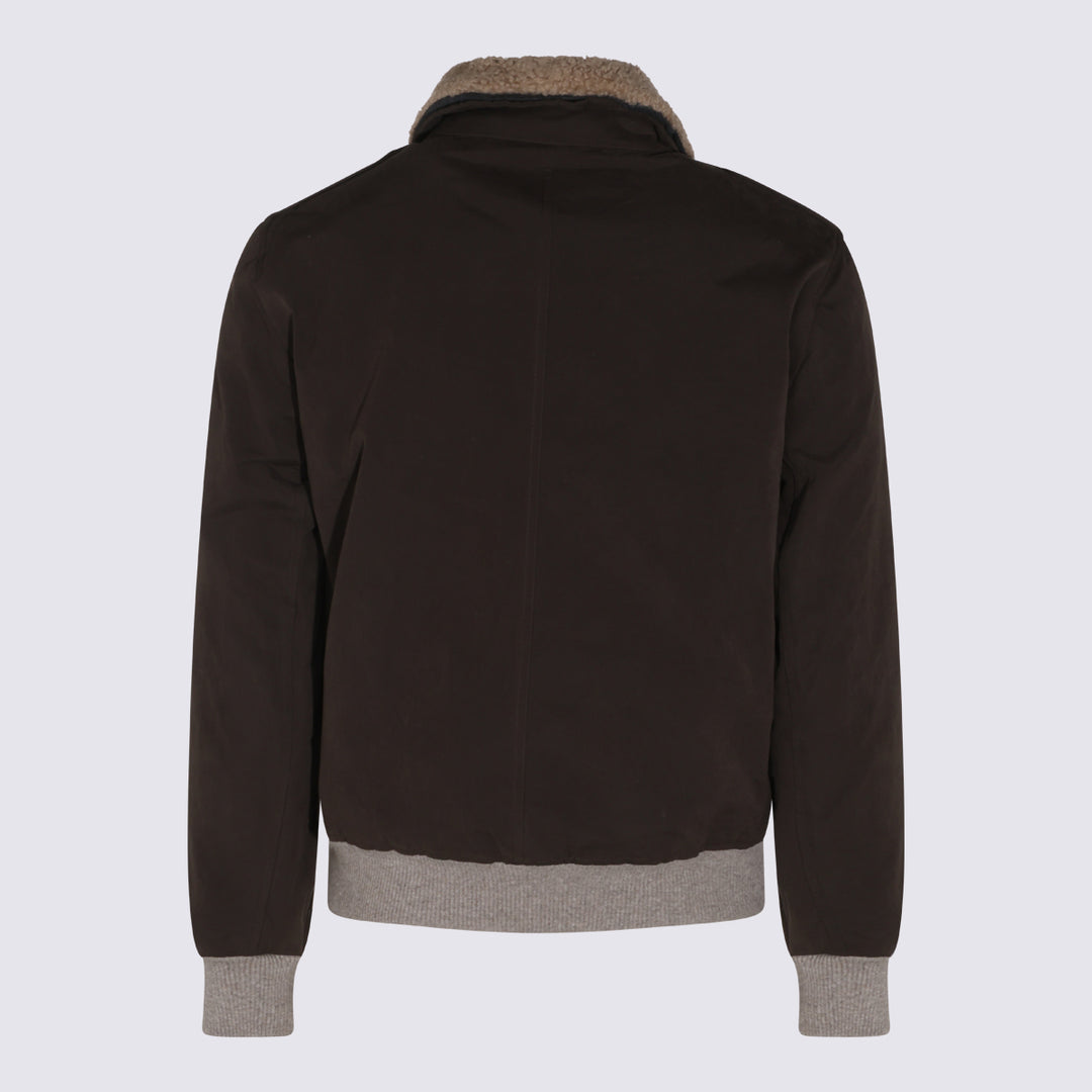 Brunello Cucinelli Coats - Marrone | e82d4c82b3207452d045ec34fd6ee0eeb8c33ef2
