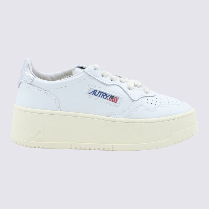 Autry Sneakers - LEAT/LEAT WHT/SILVER | 7c5488075fe67a86685c8d38c277050b003b3e7e