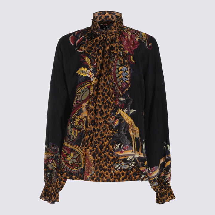 Etro Shirts - BLACK/BORDEAUX | 30894fa0c50a1c70826e7df7d5c4fc70d562119c