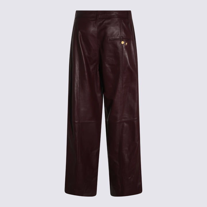 Alberta Ferretti Trousers - Bordeaux | 78fe74423a933a244139c441cf833321d2f09b03