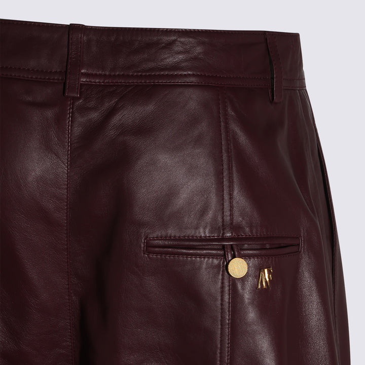 Alberta Ferretti Trousers - Bordeaux | 64bb77cbd2fa2dcc1d429a6e310455d5b33a0016