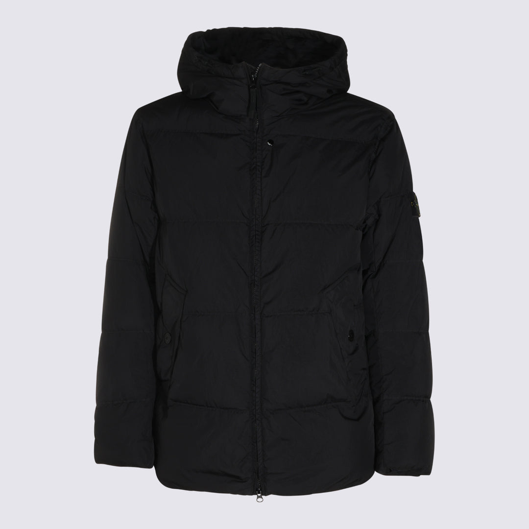 Stone Island Coats - Nero | 849b4e5776b37d10c3be317b09d6f41bd802eade