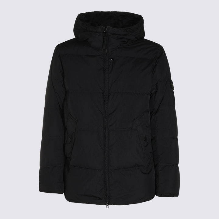 Stone Island Coats - Nero | 849b4e5776b37d10c3be317b09d6f41bd802eade