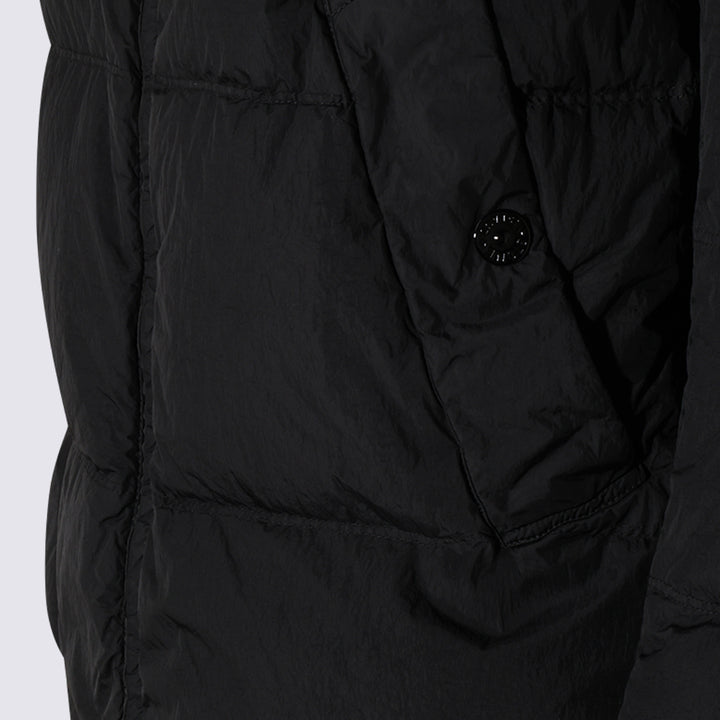 Stone Island Coats - Nero | 893ab314c76e897f80de48f7a19e68195aea7268