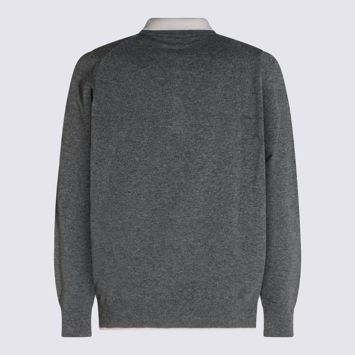 Eleventy Sweaters - Metallici e grigi | 9958b8eac10ac08f80edadf22fd24f35fbd66f07