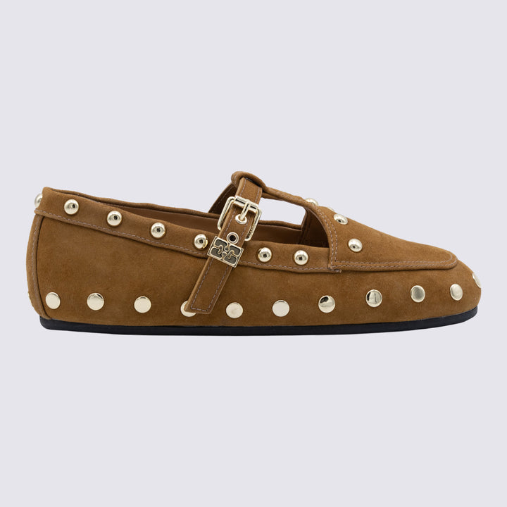 Ganni Flat shoes - CARAMEL CAFE | de410365ff00be14fe1c648617f703c74b017d2e