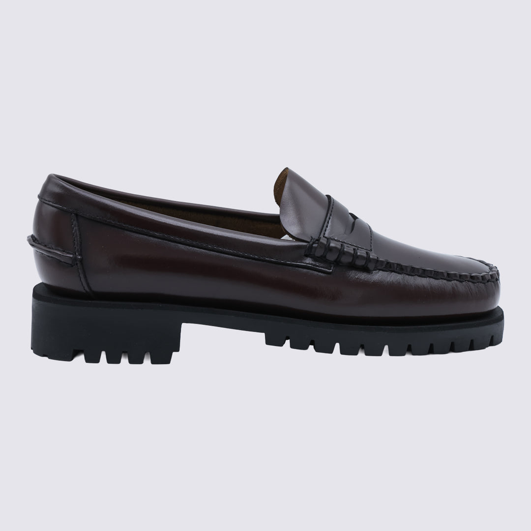 Sebago Flat shoes - BROWN BURGUNDY | b949854a8a085604797c15431f549c01db6df0f2