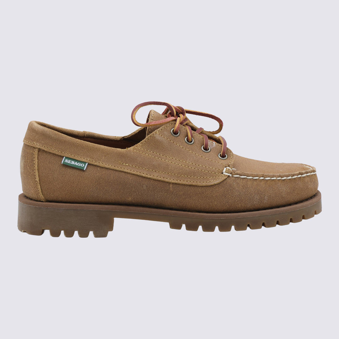 Sebago Flat shoes - BEIGE CAMEL | b234b3a6cb335f73fa3b7140a0a94cb33a3a78cd