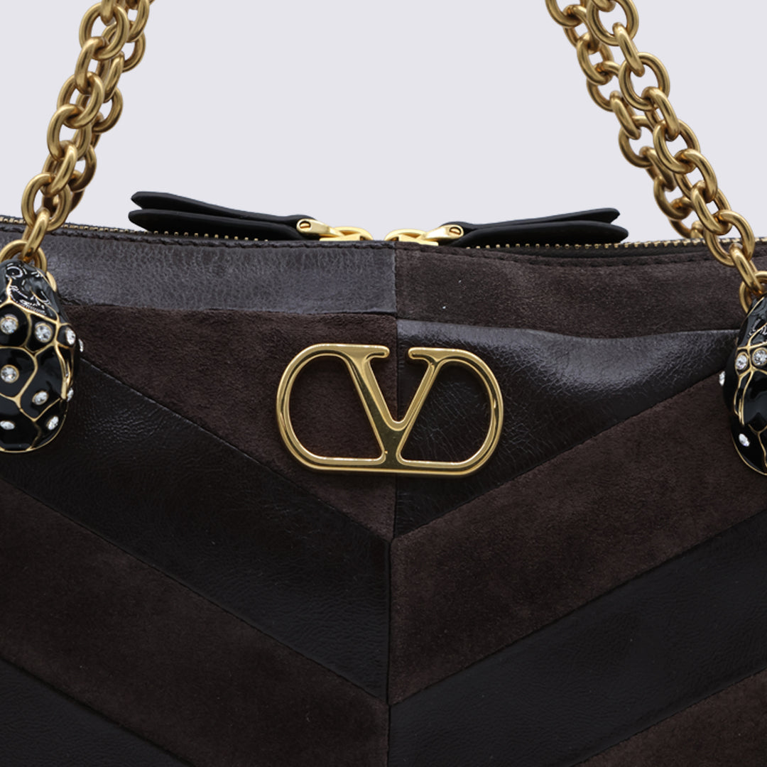 Valentino Garavani Bags - TESTA DI MORO/OAK BROWN | 889c9fc97dfe16013b067dc51537566d10739ce3
