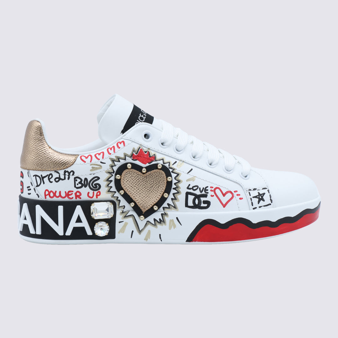 Dolce & Gabbana Sneakers - BIANCO/MULTI | 0a72df33d041ccb28922ca4e475f9c136ce48e9b