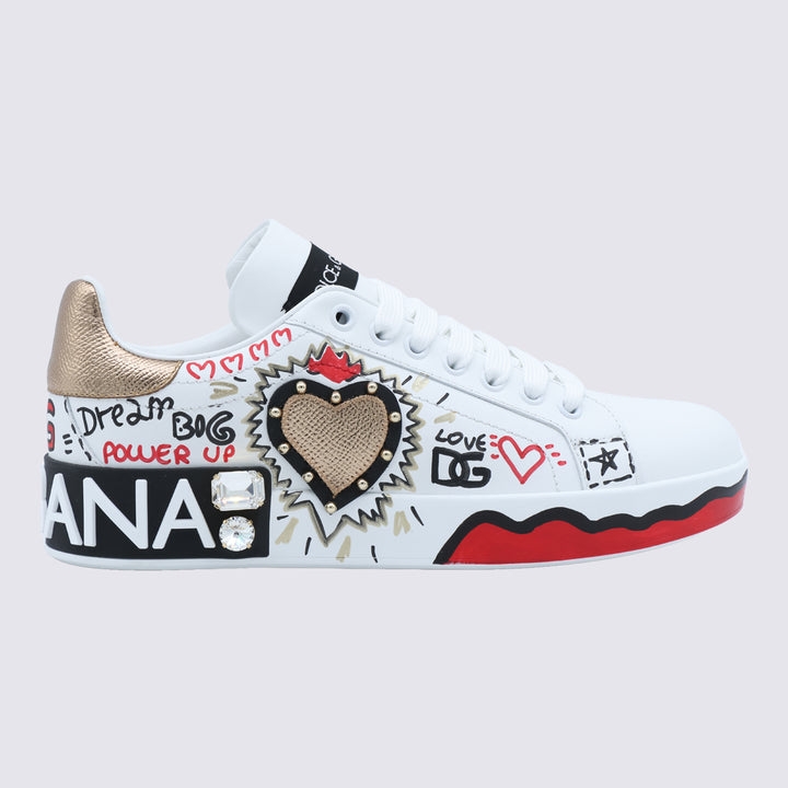 Dolce & Gabbana Sneakers - BIANCO/MULTI | 0a72df33d041ccb28922ca4e475f9c136ce48e9b