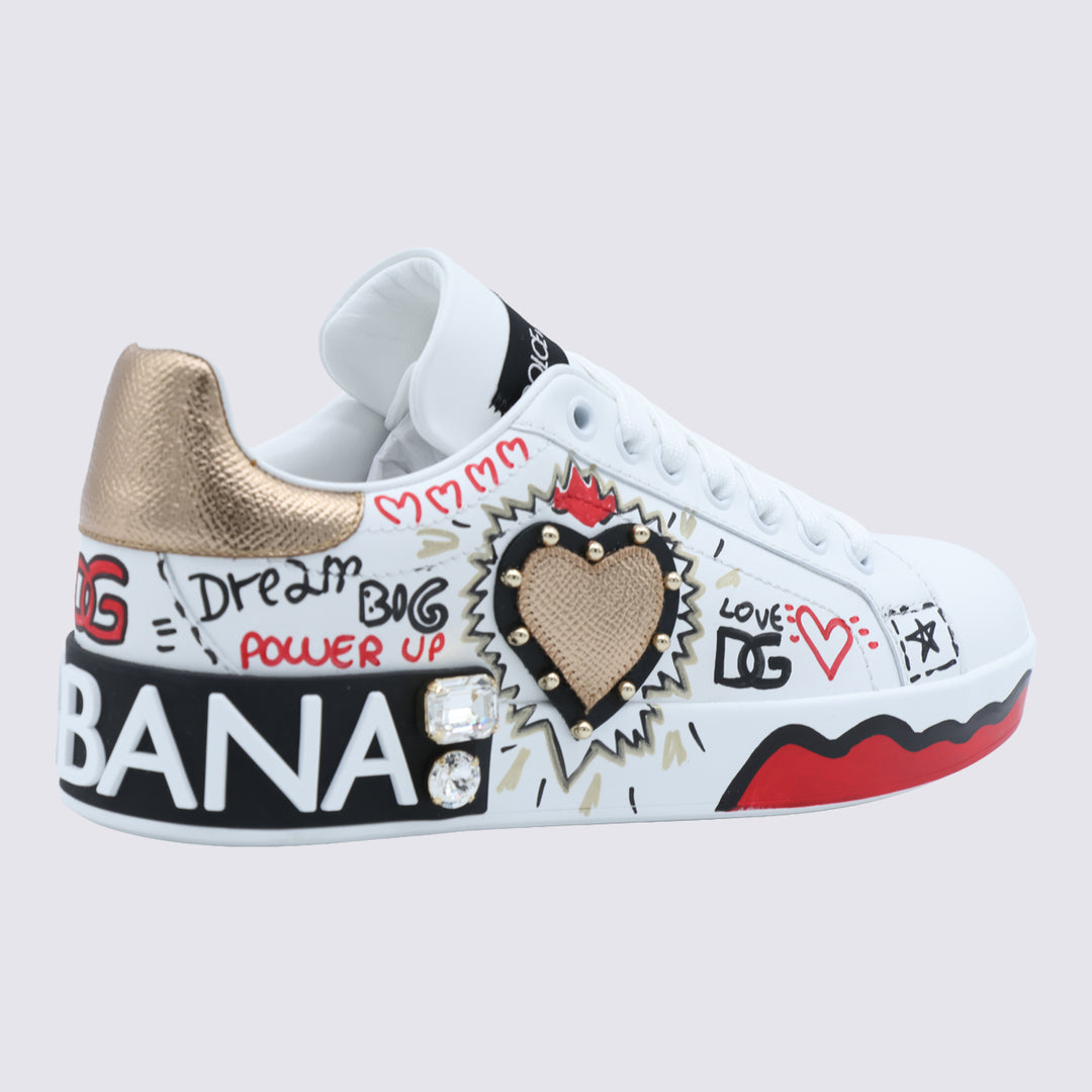 Dolce & Gabbana Sneakers - BIANCO/MULTI | dc68081d0c18ac2fc8edc9a86f5e0a8ccdc7b14d