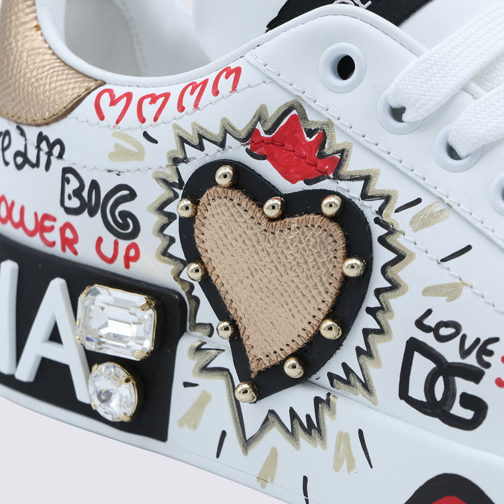 Dolce & Gabbana Sneakers - BIANCO/MULTI | 4a85795a7044a6b581f6da7789c95cb878ec5f0f