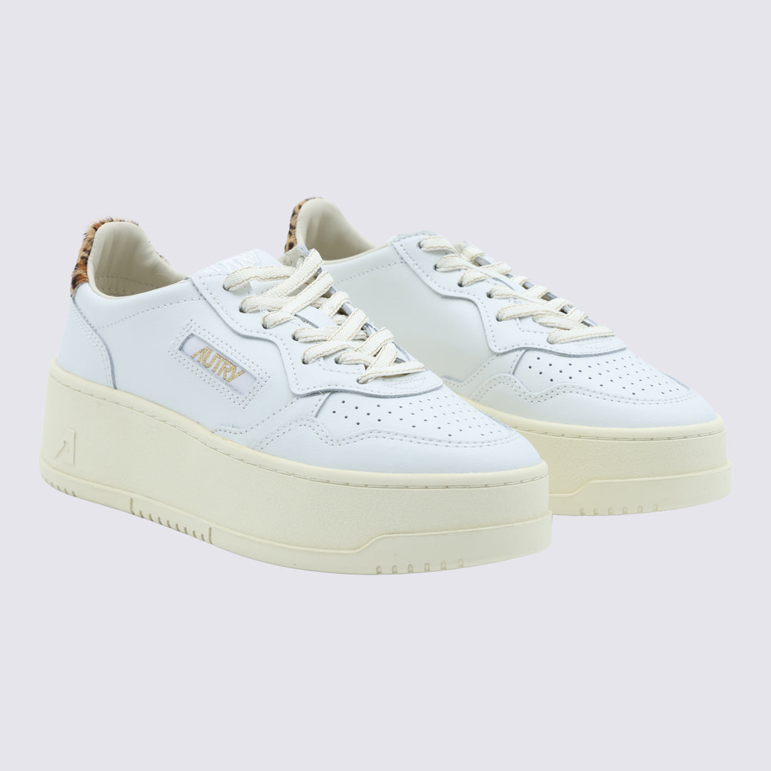 Autry Sneakers - LEAT/POMYSP WHT/LEOP | d6ff2e6b8b6bf021c76f52ed394ea232e4be99fc