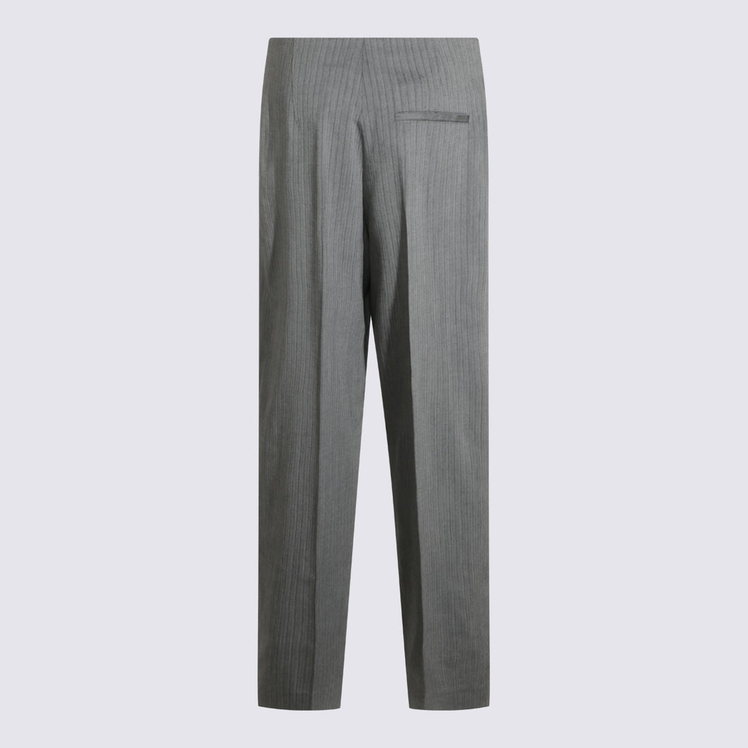 Alberta Ferretti Trousers - Grey | 418b17c1bf0a145e6a29162b38737dcc6b76acba