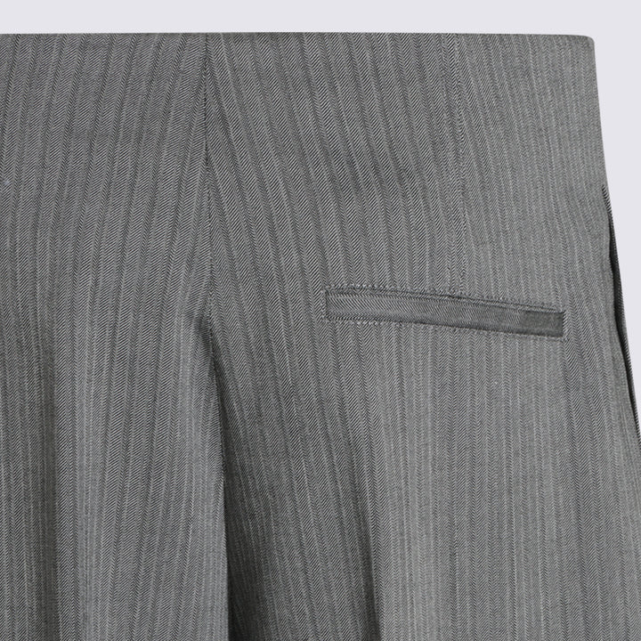 Alberta Ferretti Trousers - Grey | f92465f60f2af0589fc5258856d64d0d4a6b59db