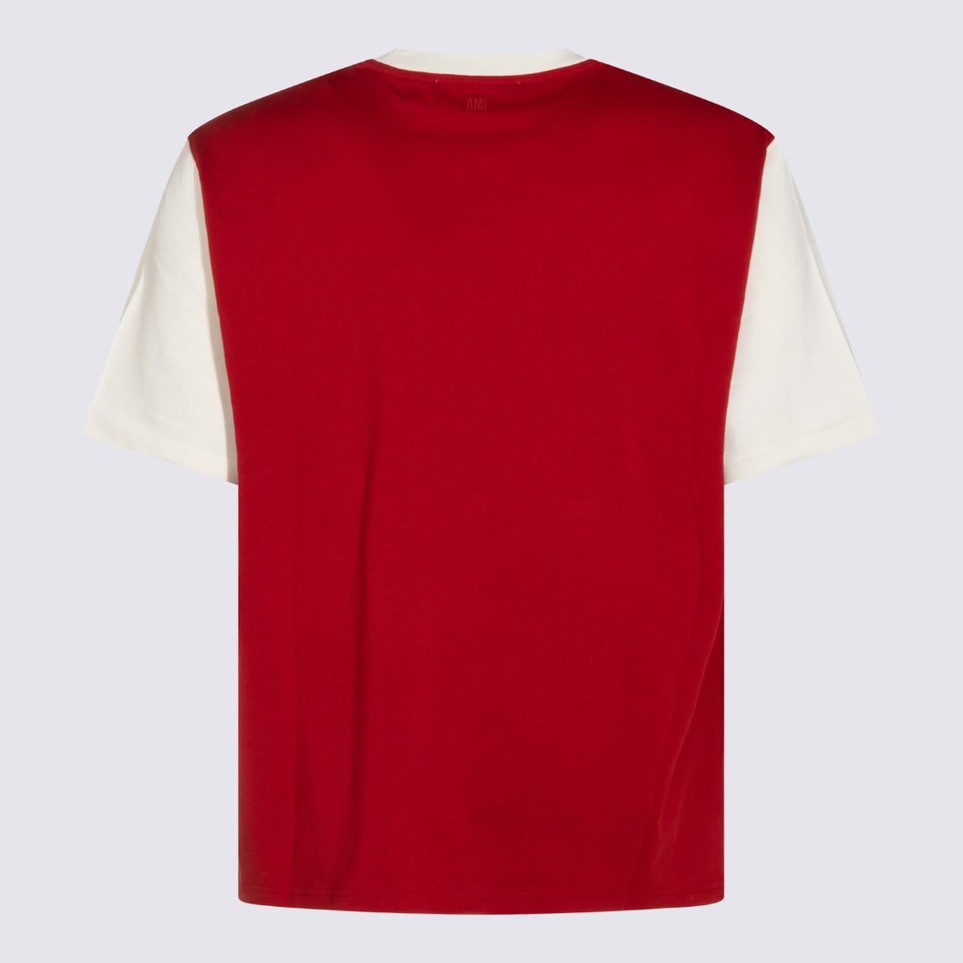 Ami Paris T-shirts and Polos - Rosso | 97312a1a1281847416db71b4b3ec02955e8250bc