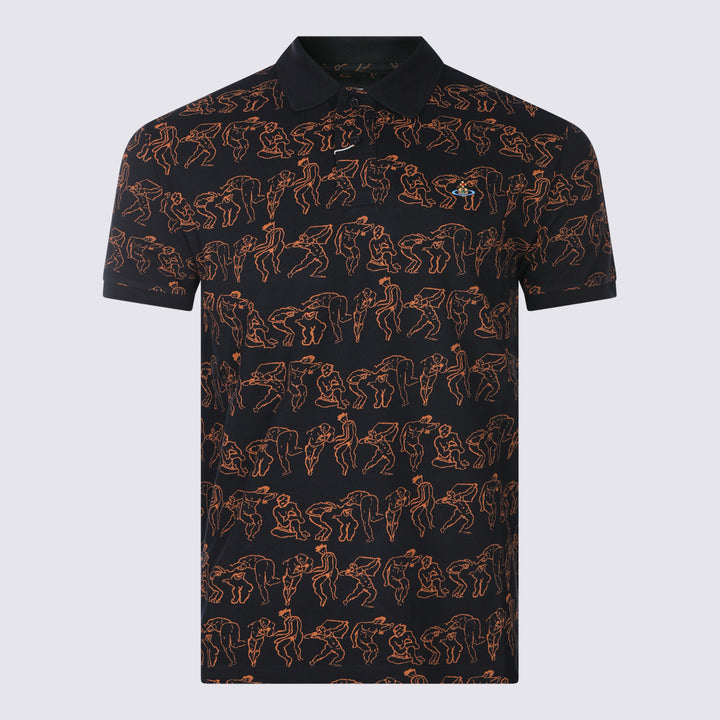 Vivienne Westwood T-shirts and Polos - BLACK/ORANGE | b563b226b7804d9b31affeb125d93edbe3ff39e7