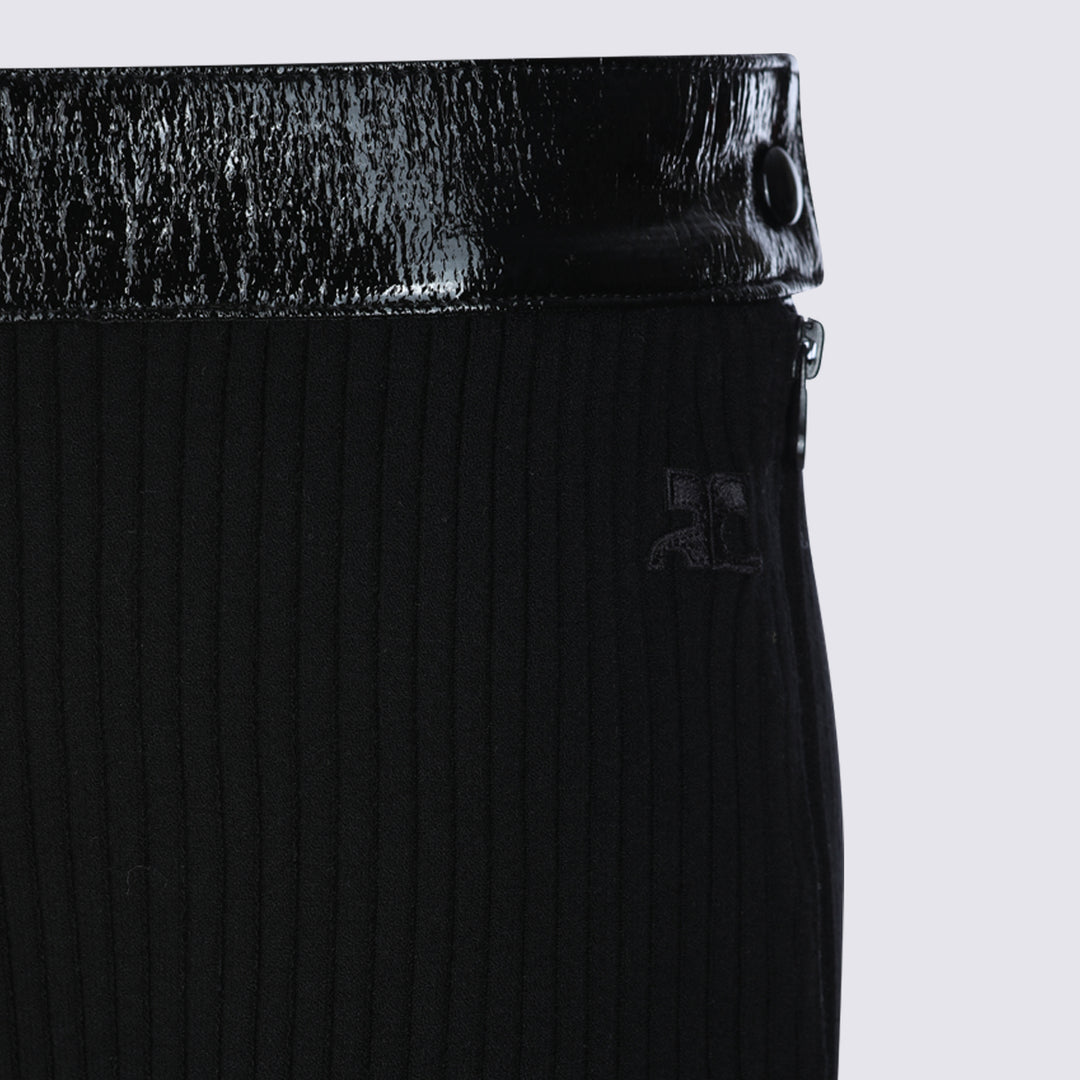 Courreges Trousers - Nero | e8e35fa3983372eec0528fb7c5d7119c85be3947