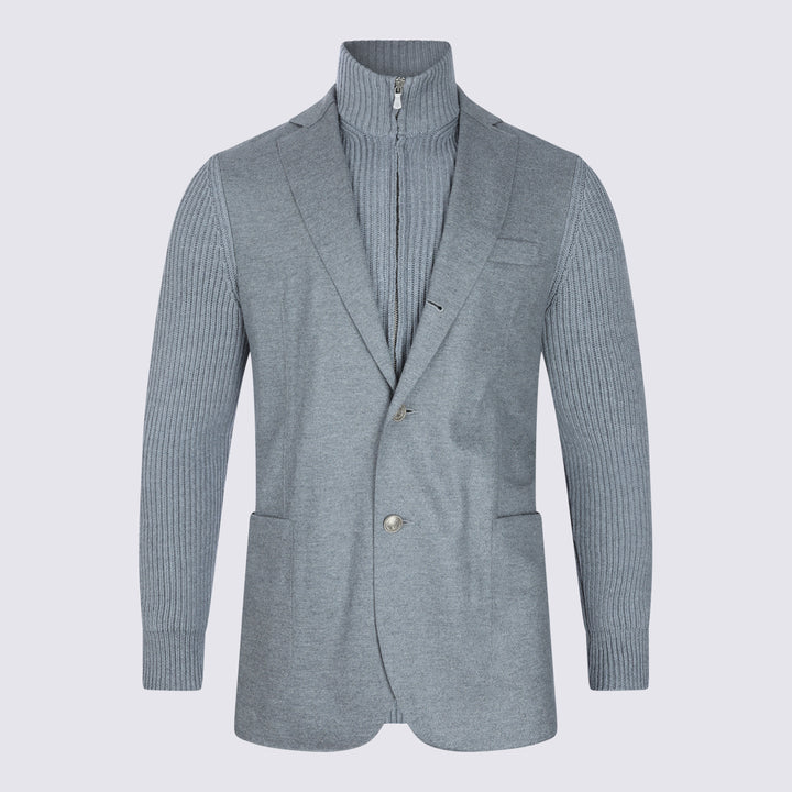 Eleventy Jackets - Grigio medio | ada41f398e8c0435b1e3f3485a1514b9067989ff