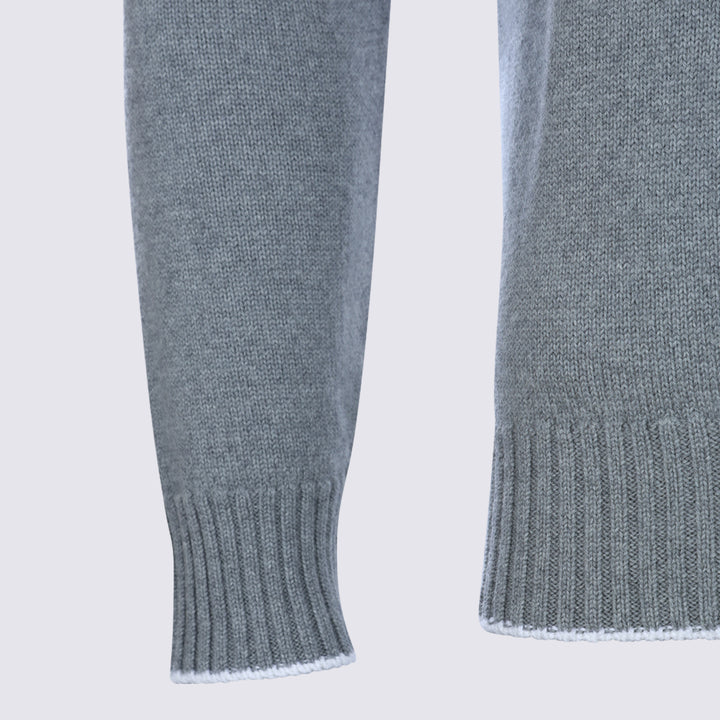 Eleventy Sweaters - Metallici e grigi | 573a41fac301270b13f051f75405adc2da8fa2bb