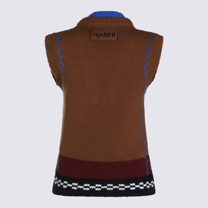 Marni Sweaters - SADELLE BROWN | ebb023bedf64e848ce96604072442aa361ccb108