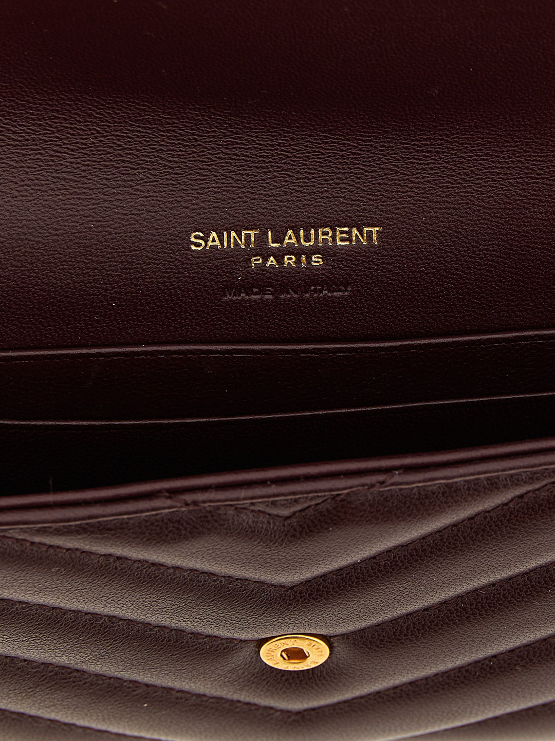 Saint Laurent Envelope Portafogli - Bordeaux | 13d0913792c03a526b6256a46b34aaea6ce05bf0