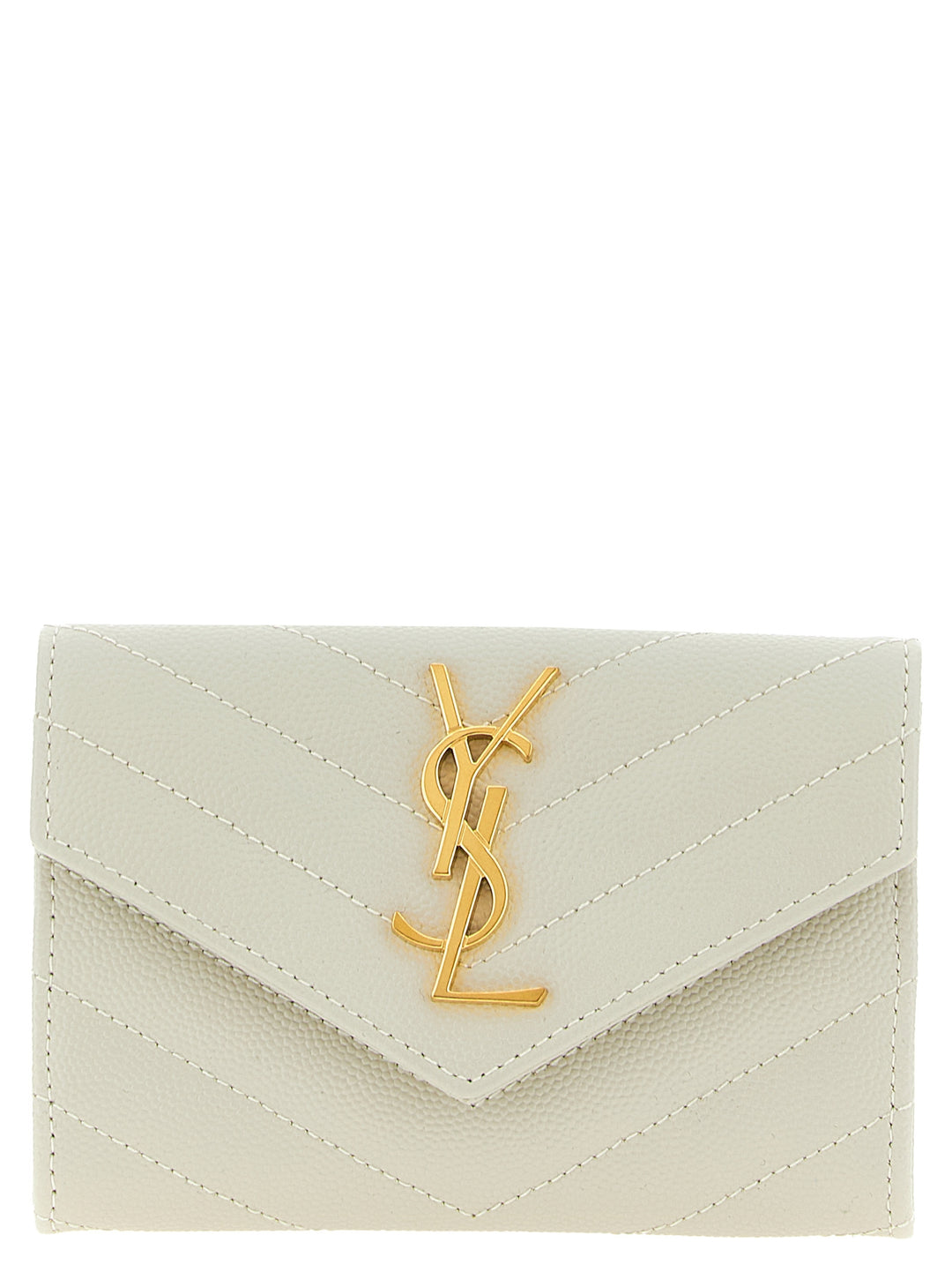 Saint Laurent Envelope Portafogli - Beige | 063d2e941f8334a33b345ff5dd291fcb5bb51801