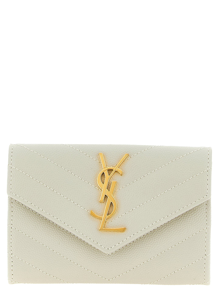 Saint Laurent Envelope Portafogli - Beige | 063d2e941f8334a33b345ff5dd291fcb5bb51801
