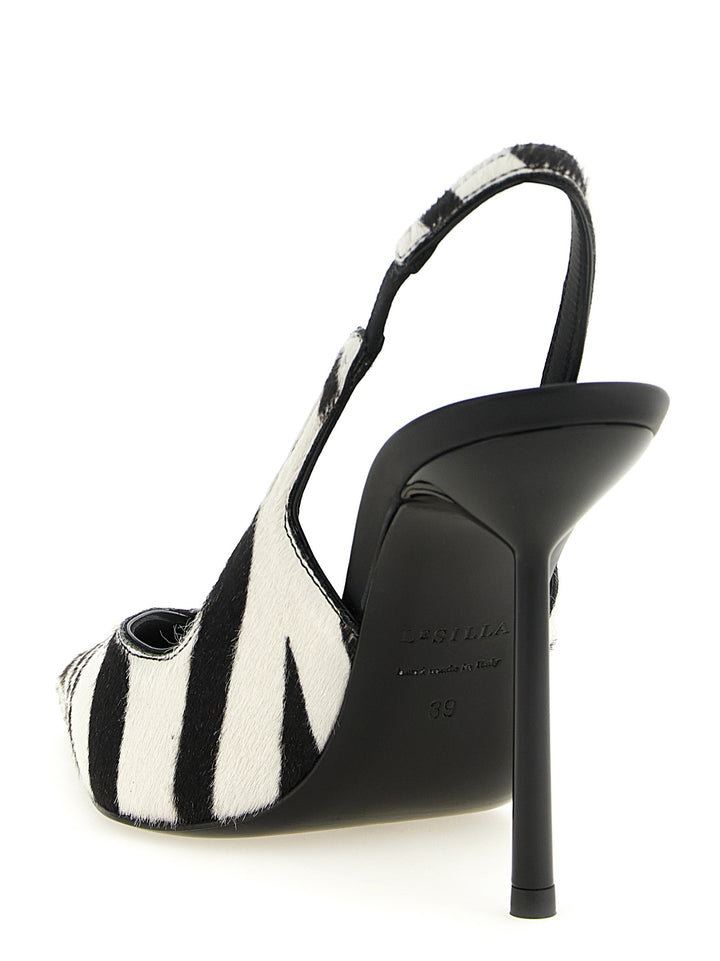Le Silla Vivienne Decollete - Bianco/Nero | 500a60f344594008aa31b61b9d0e6ee5dc6895b4
