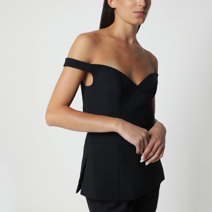 RóHe Shirts & Tops - Nero | cf4f436b2158e638f3ec6b741ac7eee3099a27ce